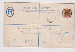 MALTA 1914 Nice Registered Cover To Belgium - Malta (...-1964)