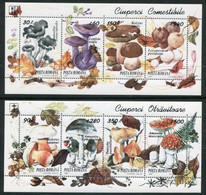 ROMANIA 1994 Fungi Blocks MNH / **.  Michel Blocks 292-293 - Blocs-feuillets