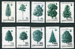 ROMANIA 1994 Trees MNH / **.  Michel 4982-91 - Neufs