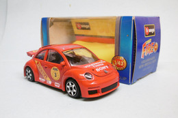 Bburago Street Fire - VW VOLKSWAGEN NEW BEETLE CUP Rallye Rouge Réf. 41601 Burago BO 1/43 - Burago