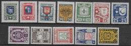 ESTONIE - 1936/1938 - SERIES COMPLETES - YVERT N°132/135+150/157 * MLH - COTE = 125 EUR - Estonia