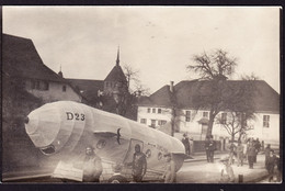 Um 1910 Ungelaufene Foto AK. Fasnachtsumzug In Zurzach? Thema: Zeppelin - Zurzach