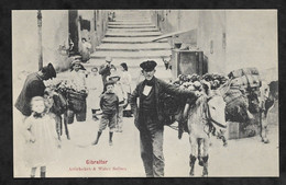 CPA Gibraltar Artichokes & Water Sellers - Gibilterra