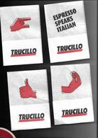 Tovagliolini Da Caffè - Lotto 4 Pezzi Caffè Trucillo 01 - Company Logo Napkins