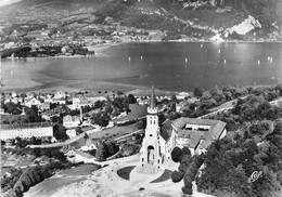 74-ANNECY- BASILIQUE DE LA VISITATION ET LE LAC VUE AERIENNE - Annecy