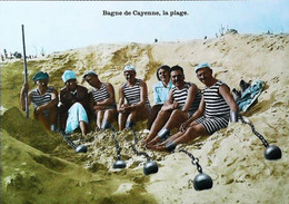 Bagne De Cayenne, La Plage -  CPM Humour - Gefängnis & Insassen