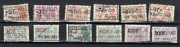 Belgie Fiscale Zegels 12 X, Gestempeld - Timbres