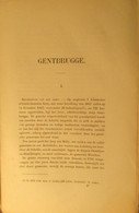 Gentbrugge ( Bij Gent )  - De Geschiedenis Van_  - Door F. De Potter En J. Broeckaert - Circa 1870 - Geschichte