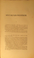 Sint-Denijs-Westrem ( Bij Gent )  - De Geschiedenis Van_  - Door F. De Potter En J. Broeckaert - 1864 - Histoire