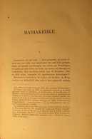 Mariakerke ( Bij Gent )  - De Geschiedenis Van_  - Door F. De Potter En J. Broeckaert - 1864 - Historia