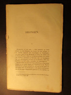 Drongen ( Bij Gent )  - De Geschiedenis Van_  - Door F. De Potter En J. Broeckaert - 1864 - Histoire