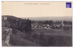 TBE Carte Postale Ancienne 1910s Isère / Viriville - Vue Générale Voie Ferrée - Photo. Raymond D1-256 - Viriville