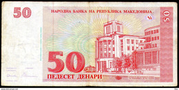 Makedonija,1993,Mazedonien,Macedonia,Macedoine,Pick#11, 50 Denari 1993,as Scan - Macedonia Del Nord