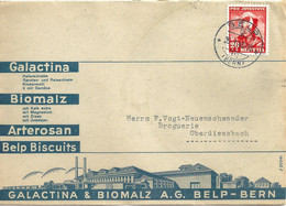 Motiv Brief  "Galactine & Biomalz, Belp"            1943 - Briefe U. Dokumente