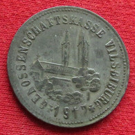 Germany Vilsbiburg 15 Pfennig 1917 Bavaria Alemania Allemagne Alemanha Zinc Notgeld 972 - Otros & Sin Clasificación