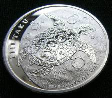 FIJI 2 $ 2012 Turtle Silver 1 Oz 999 - Fidji