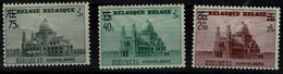 BELGIUM 1938 FUND FOR THE COMPLETION OF THE BASILICA OF KOEKELBERG MI No 486-8 MLH VF !! - 1929-1941 Grand Montenez