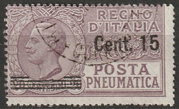 Italy 1927 Sc D10 Sa 10 Pneumatic Post Used - Pneumatic Mail