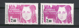 Y. & T.  N° 2303  /  HOMMAGE AUX FEMMES , FLORA TRISTAN  /  Variété De Coloris  ( Rose Clair Au Lieu De Violet ) - Unused Stamps