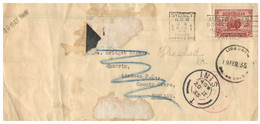 (S 9) 1935 -  Letter Posted From Australia (Sydney) To Ireland (returned - Reason Décéder = Dead) - Other & Unclassified