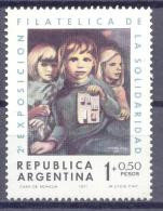 1971. Argentina, Mich.1117,  Philatelic Exhibition, 1v,  Mint/** - Unused Stamps