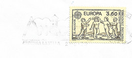 Timbres Sur Lettres 1989 N° 378 Europa Cote 13€ - Briefe U. Dokumente