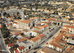 MOUTIERS-les-MAUXFAITS - Vue Aérienne - Le Centre Du Bourg - Eglise - Tirage D'éditeur - Moutiers Les Mauxfaits