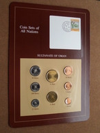 SULTINATE OF OMAN ( From The Serie Coin Sets Of All Nations ) Card 20,5 X 29,5 Cm. ) + Stamp '84 ! - Oman