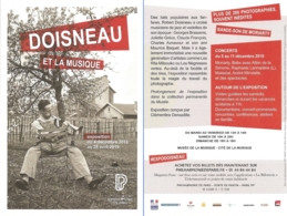 Carte-programme - Doisneau Et La Musique - Exposition Musée / Cité De La Musique / Philarmonie De Paris 2018-2019 - Programme