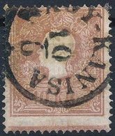 O 1858 10kr IIa, Világos Barna, Alul Andráskereszt Végződéssel / Light Braun, St. Andrews Cross Part On The Bottom "NAGY - Other & Unclassified