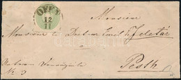 1863 3kr Helyi Levélen / On Local Cover "OFEN" - Pesth. Certificate: Ferchenbauer - Other & Unclassified