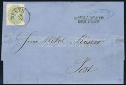 ~1863 3kr Levélen / On Cover "PESTH" - Other & Unclassified