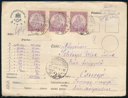 1923 Értéklevél 1.600K Bérmentesítéssel / Insured Cover With 1.600K Franking - Otros & Sin Clasificación