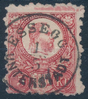 O 1871 Réznyomat 5kr Szegélyléc Lenyomattal / Paint Stripe "ESSEGG / UNTERSTADT" - Other & Unclassified