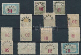 **, (*), * Baranya II. 1919 14 Db Bélyeg / 14 Stamps. Signed: Bodor - Other & Unclassified