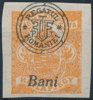 ** 1919 Hírlapbélyeg, A Bani Szó Alulra Került / Mi 19 II. Bani Below. Signed: Bodor - Otros & Sin Clasificación