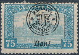 * 1919 Parlament 75f Nyomási Eltéréssel / Plate Variety. Signed: Bodor - Otros & Sin Clasificación