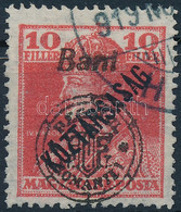 O 1919 Károly/Köztársaság 10f (37.000) / Mi 61 II. Signed: Bodor - Otros & Sin Clasificación