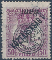 O 1919 Zita/Köztársaság 50f Fordított Felülnyomással / Inverted Overprint. Signed: Bodor - Otros & Sin Clasificación