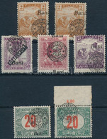 **, * 1919 7 Db Bélyeg Elcsúszott Felülnyomással / 7 Stamps With Shifted Overprint. Signed: Bodor - Otros & Sin Clasificación