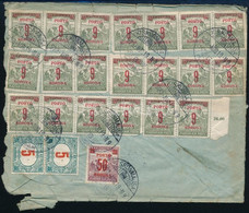 1923 Levél 23 Db Portó Bélyeggel / Cover With 23 Postage Due Stamps - Otros & Sin Clasificación