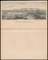 Cca 1880-1890 Zágráb (Zagreb/Agram) Látképe Fejléces Levélpapíron, Zágráb, Leopold Hartman, Litográfia (Leipzig, Dancker - Estampas & Grabados