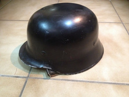 Casque De Police Allemande En Alu , Modele 34/50 Identique Au Modele 34 WW2 - Headpieces, Headdresses