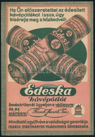 "Edeska Kávépotló", Franck Henrik és Fiai Reklámnyomtatvány, Bp., Klösz-ny., 20x14 Cm - Advertising