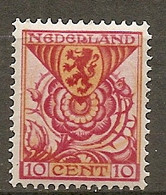 P-B 1925 Yv. N°  164  *  10 +2 1/2 C  Armoiries  Cote  4,5 Euro  BE  2 Scans - Unused Stamps