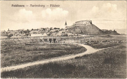 * T2 Barcaföldvár, Földvár, Marienburg, Feldioara; Fahíd, Vár. Adler / Wooden Bridge, Castle - Sin Clasificación