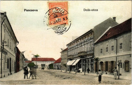 T2 1910 Pancsova, Pancevo; Deák Utca, üzletek / Street, Shops - Sin Clasificación