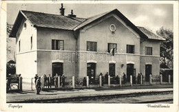 T2/T3 1942 Topolya, Bácstopolya, Backa Topola; Vasútállomás / Railway Station - Sin Clasificación