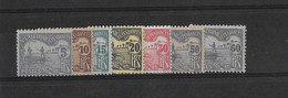 Nouvelle-Calédonie N°16 à 22** Taxe - Unused Stamps