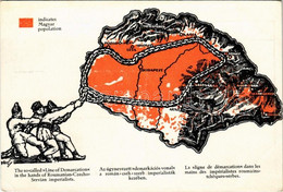 ** T2/T3 Az úgynevezett Demarkációs Vonal A Román-cseh-szerb Imperialisták Kezében / The So-called Line Of Demarcation I - Unclassified